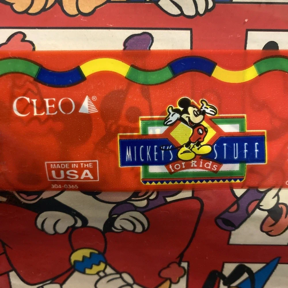 4 PACKAGES VINTAGE 90's CLEO MICKEY'S STUFF FOR KIDS GIFT WRAP SEALED!